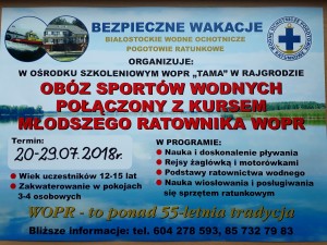 Plakat obóz Białystok