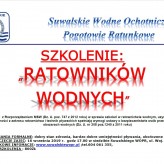 Szkolenie Ratowników Wodnych