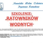 Szkolenie ratowników wodnych